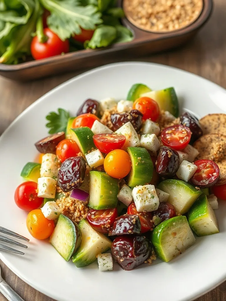 Recette de salade délicieuse et saine
