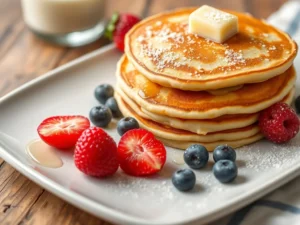 – recette pancakes → Préparez des pancakes épais et moelleux avec cette recette pancakes simple et délicieuse !
