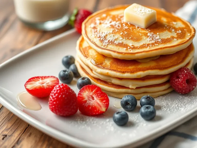 – recette pancakes → Préparez des pancakes épais et moelleux avec cette recette pancakes simple et délicieuse !