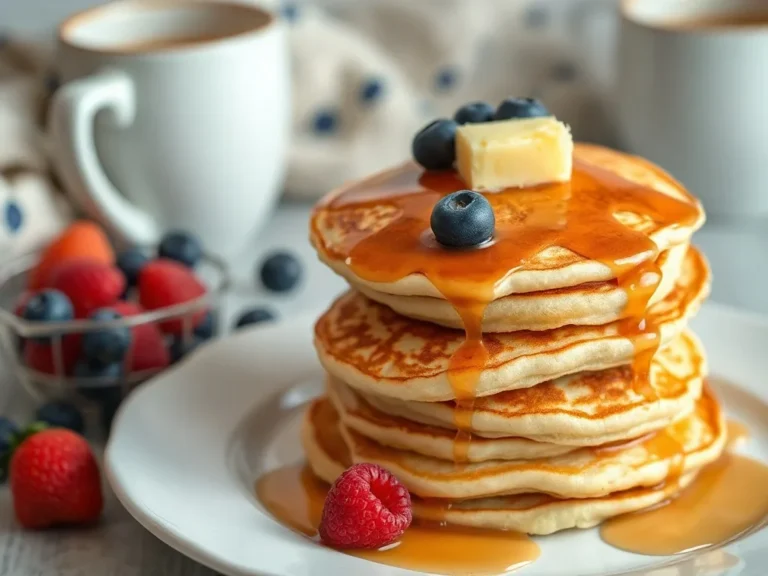 – recette pancakes → Préparez des pancakes épais et moelleux avec cette recette pancakes simple et inédite !